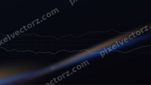 Leuchtender Neon Diagramm Hintergrund in Blau und Rot