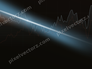 Leuchtender Neon Diagramm Hintergrund in Türkis und Rot