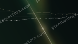 Leuchtender Neon Diagramm Hintergrund in Bernstein und Grün